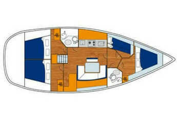 Rent a sailboat in Nidri Marine - Cyclades 43.4