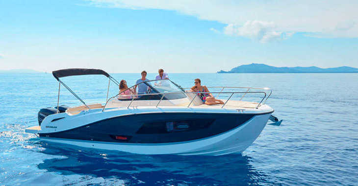 Rent a motorboat in Marina el Portet de Denia - QuickSilver 875 Sundek