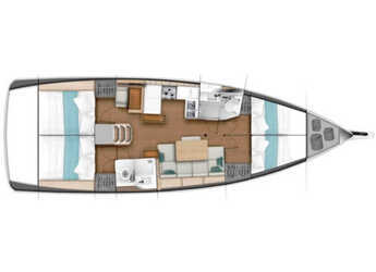 Rent a sailboat in Marina Gouvia - Sun Odyssey 440