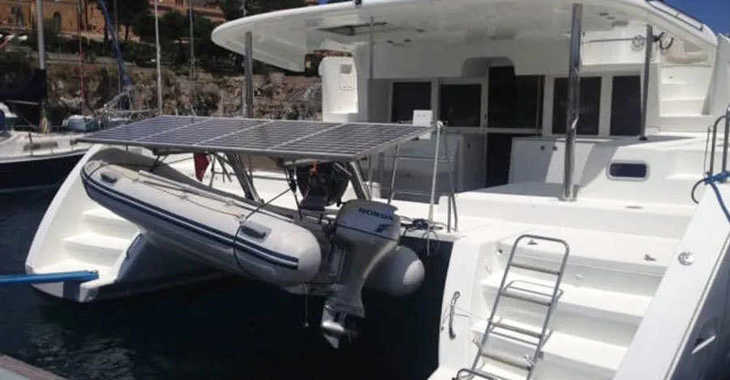 Rent a catamaran in Marina di Villa Igiea - Lagoon 450  Fly (A/C-Generator-Watermaker-SolarPanel)