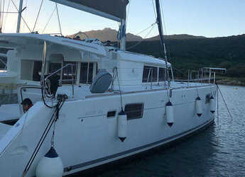Chartern Sie katamaran in Marina di Villa Igiea - Lagoon 450  Fly (A/C-Generator-Watermaker-SolarPanel)