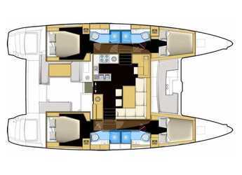 Chartern Sie katamaran in Marina di Villa Igiea - Lagoon 450  Fly (A/C-Generator-Watermaker-SolarPanel)