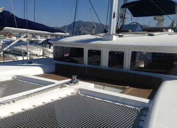 Chartern Sie katamaran in Marina di Villa Igiea - Lagoon 450  Fly (A/C-Generator-Watermaker-SolarPanel)