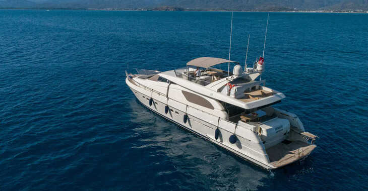 Rent a yacht in Port Gocëk Marina - Ferretti 72