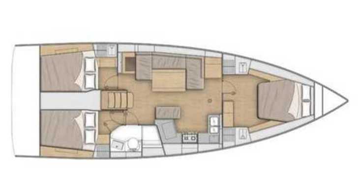 Rent a sailboat in Marina Split (ACI Marina) - Oceanis 40.1