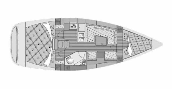 Louer voilier à ACI Jezera - Elan 344 Impression