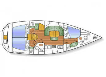 Chartern Sie segelboot in Finikas - Oceanis 393 Clipper