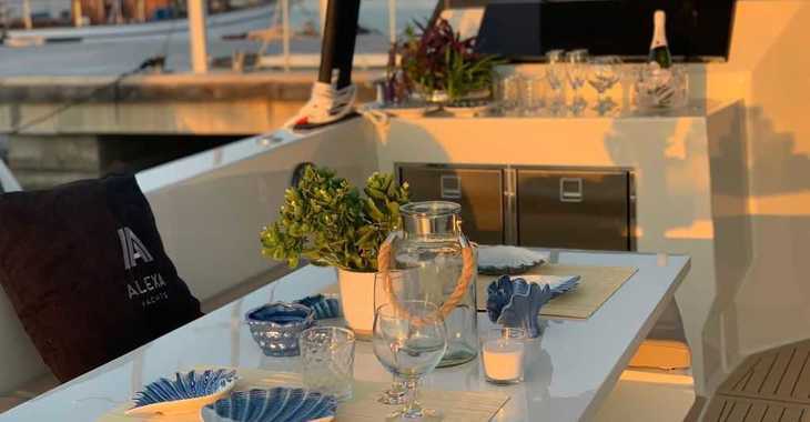 Rent a power catamaran  in Marina Cala D' Or - Alexa 37 (Day Charter Only)