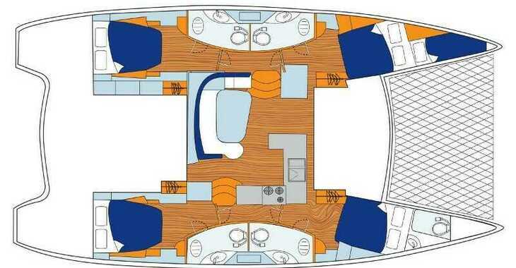 Rent a catamaran in Rodney Bay Marina - Sunsail 454L (Premium)