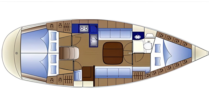 Rent a sailboat in Club Naútico de Sant Antoni de Pormany - Bavaria 36