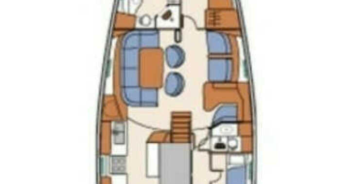 Louer voilier à Split (ACI Marina) - Beneteau 57 - 3 + 1 cab.