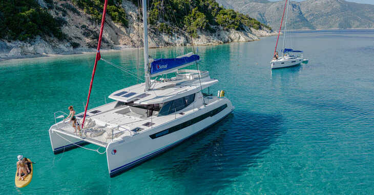 Rent a catamaran in Port Louis Marina - Sunsail 454L (Premium)