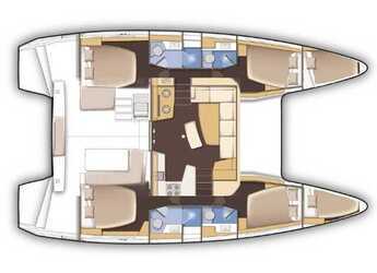 Rent a catamaran in Kos Marina - Lagoon 42