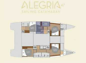 Chartern Sie katamaran in Adhamas - Fountaine Pajot - Saona 47 