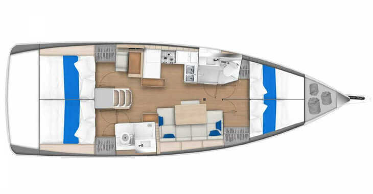 Chartern Sie segelboot in Marina Fort Louis - Sunsail 44 SO (Premium)