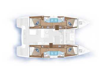 Rent a catamaran in Kos Marina - Lagoon 46/12 