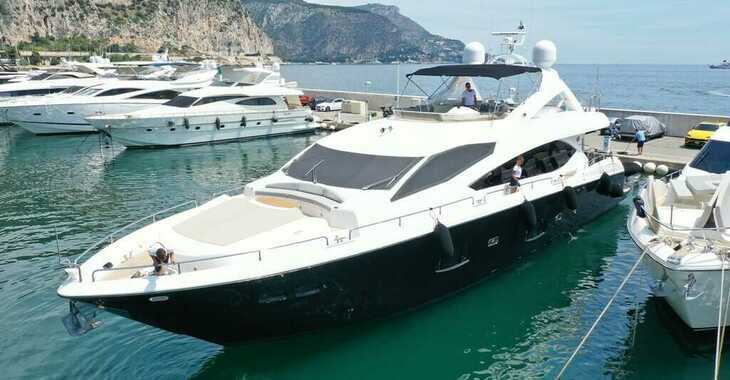 Rent a yacht in Marina Gouvia - Sunseeker Yacht 88