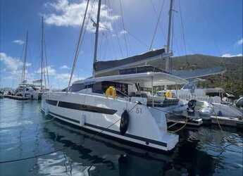 Chartern Sie katamaran in Nanny Cay - Fountaine Pajot Aura 51