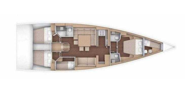 Louer voilier à Punta Nuraghe - Dufour 56 Exclusive owner's version