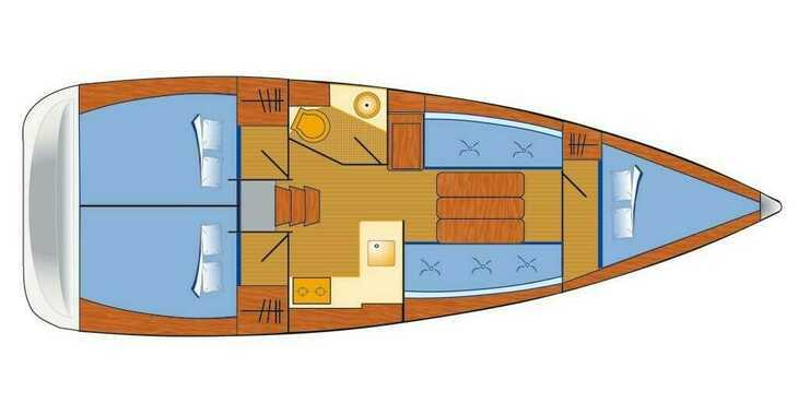 Chartern Sie segelboot in Veruda - Sun Odyssey 349