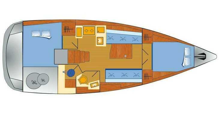 Louer voilier à Marina Frapa - Oceanis 38.1.2