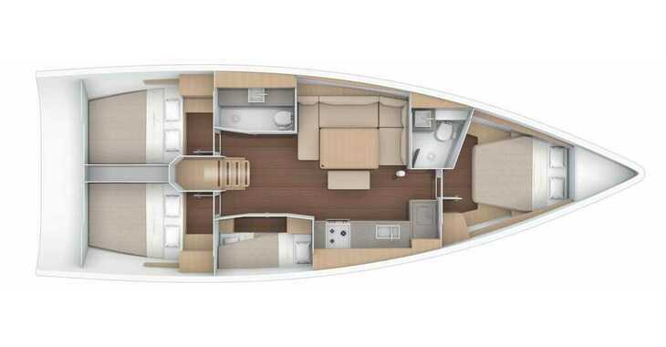 Chartern Sie segelboot in Marina di Portisco - Dufour 430 Grand Large