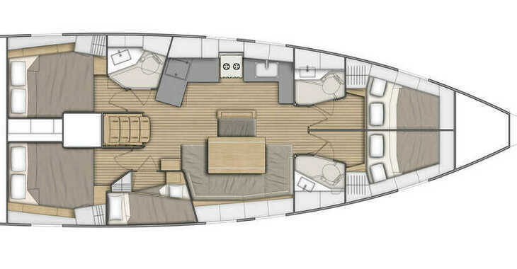 Alquilar velero en ACI Pomer - Oceanis 46.1 - 5 cab