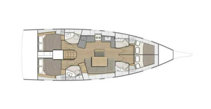 Louer voilier à ACI Marina Skradin  - Oceanis 46.1