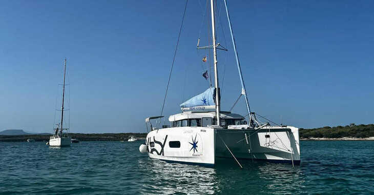Rent a catamaran in Naviera Balear - Excess 11 - 4 cab.