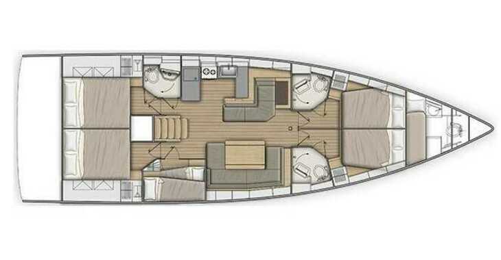 Rent a sailboat in ACI Marina Dubrovnik - Oceanis 51.1