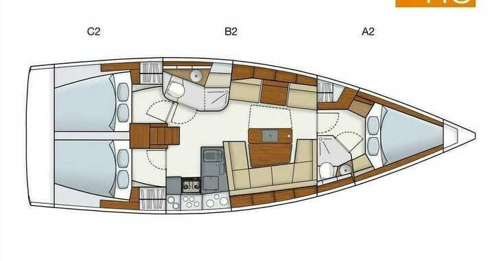 Louer voilier à Monte Real Club de Yates de Baiona - Hanse 415