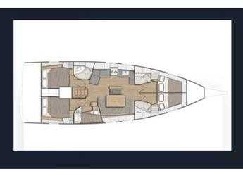 Rent a sailboat in Marina di Portorosa - Oceanis 46.1  5 cabins