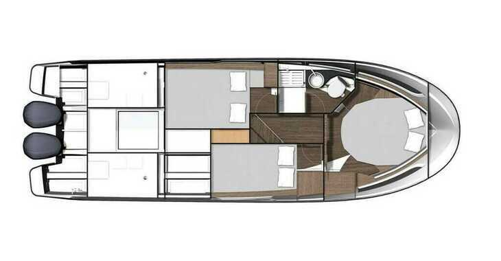 Chartern Sie motorboot in Marina Kornati - Merry Fisher 1095 FLY