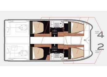 Alquilar catamarán a motor en Porto Montenegro - Fountaine Pajot MY 37