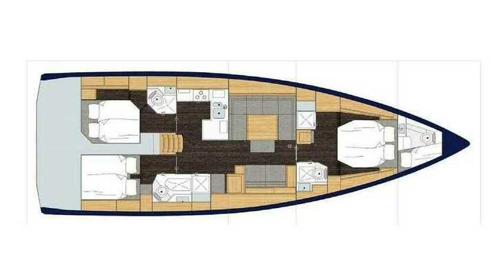 Chartern Sie segelboot in Marina Kremik - Bavaria C50 Style