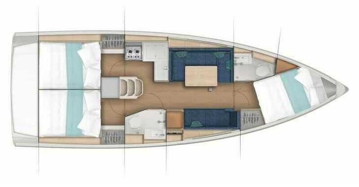 Rent a sailboat in ACI Marina Dubrovnik - Sun Odyssey 380