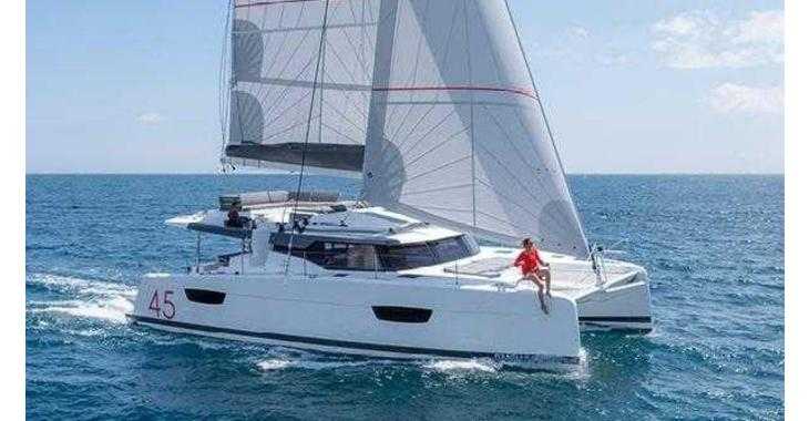 Rent a catamaran in Port Tino Rossi - Fountaine Pajot Elba 45 ELECTRIC - 4 + 2 cab.