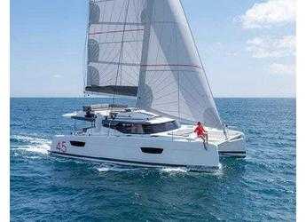 Rent a catamaran in Port Tino Rossi - Fountaine Pajot Elba 45 ELECTRIC - 4 + 2 cab.