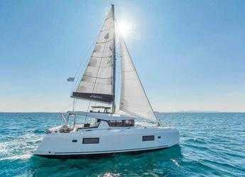 Chartern Sie katamaran in Mykonos Marina - Lagoon 42 A/C & GEN.