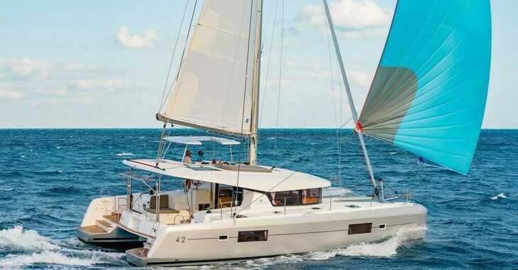 Rent a catamaran in Rhodes Marina - Lagoon 42 (4 Dbl / 2 singles 12)