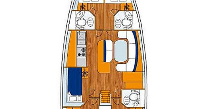 Chartern Sie segelboot in Marina Zeas - Cyclades 50.5