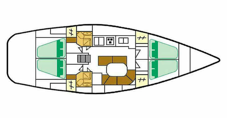 Louer voilier à Alimos Marina - Oceanis Clipper 461