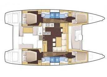 Rent a catamaran in Marina Ibiza - Lagoon 450