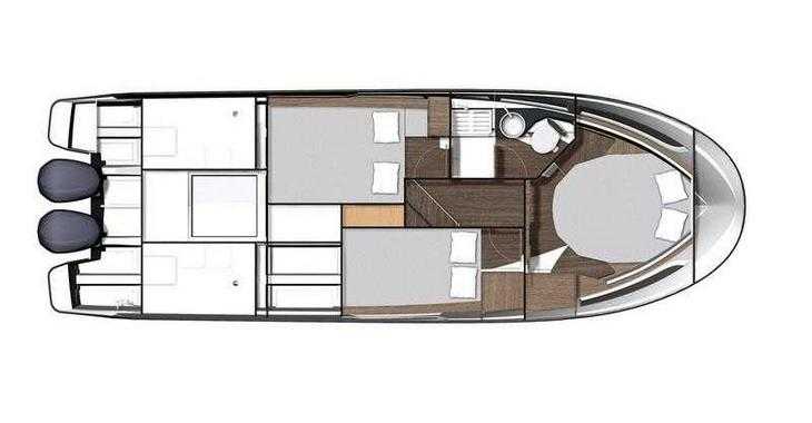 Rent a motorboat in Split (ACI Marina) - Jeanneau Merry Fisher 1095