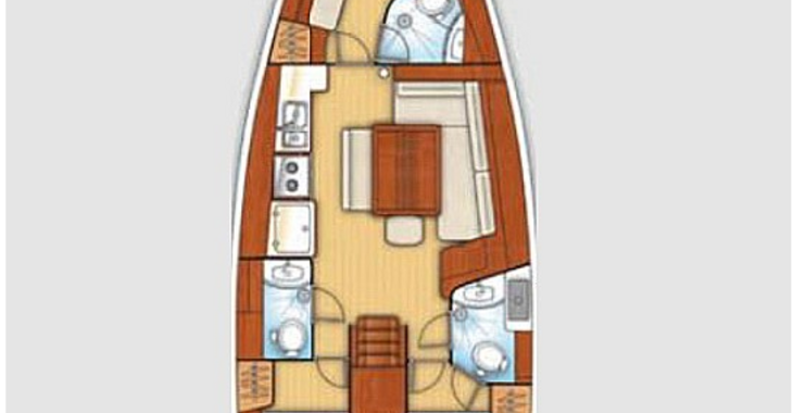 Louer voilier à Lefkas Marina - Oceanis 43 - 3 cab.