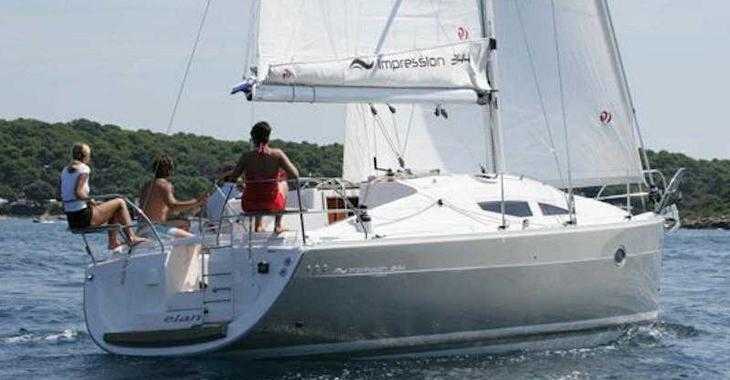 Rent a sailboat in Korfos Port - Elan 344