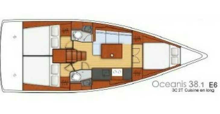 Rent a sailboat in Marina Medulin - Oceanis 38.1