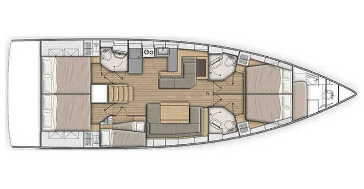 Louer voilier à Lavrion Marina - Oceanis 51.1