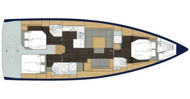 Chartern Sie segelboot in Marina Gouvia - Bavaria C50 Style