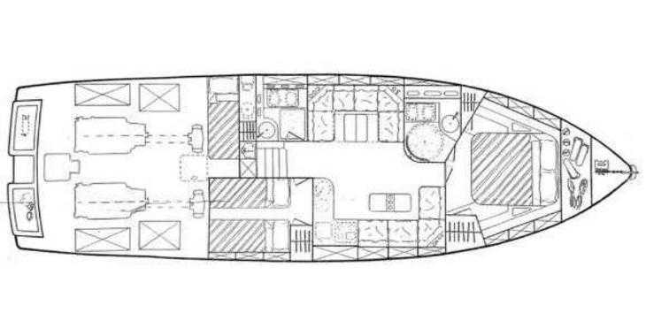 Chartern Sie motorboot in Marina Eleusis - Ferretti 47S Open